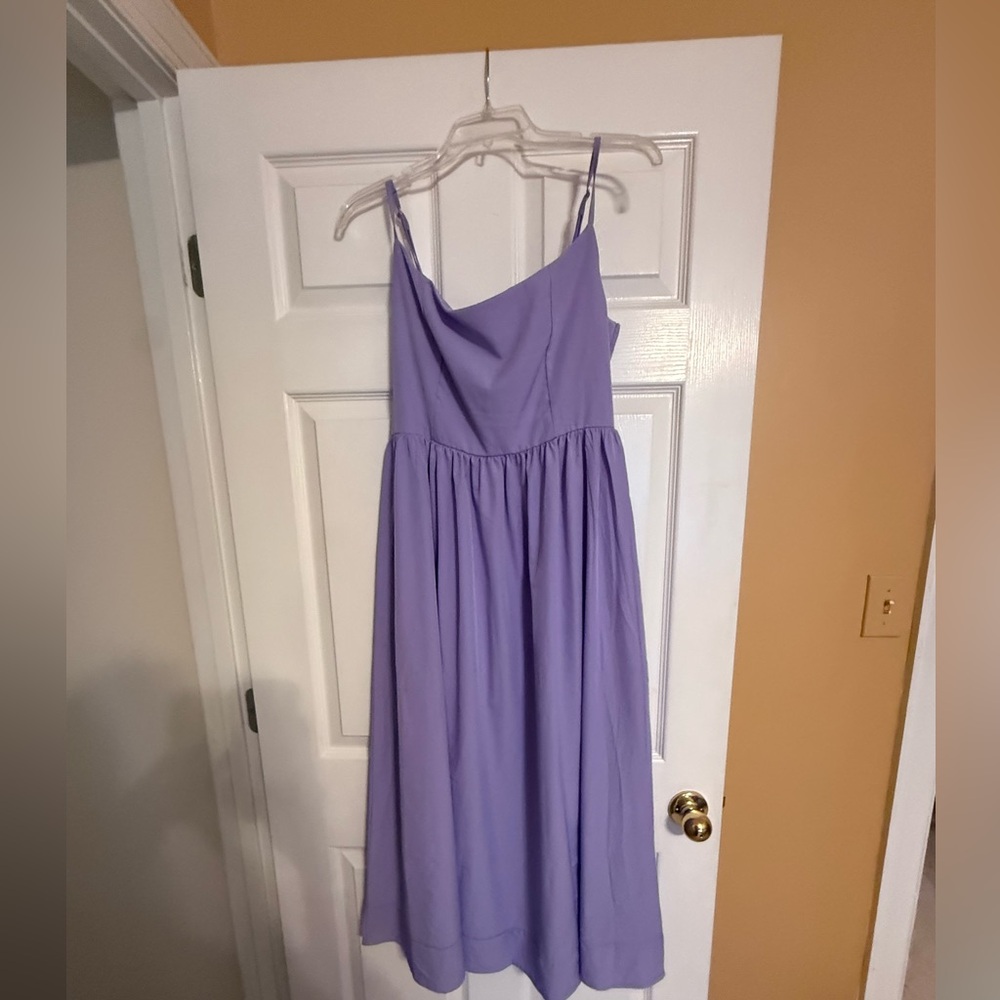 Lavender Spaghetti Strap Midi Dress size S local boutique